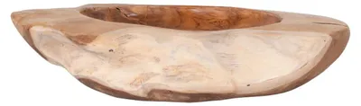 Obrázek produktu pro Dekorativní mísa Rio z přírodního teaku s organickým tvarem, ø 40 × 12 cm
