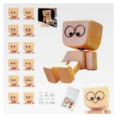 Produktbild von Holzfigur mit wackelnden Beinen