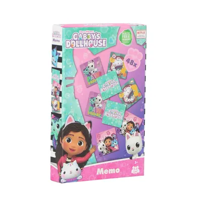 Produktbild von Gabby's Dollhouse Memory Spiel Gedächtnisspiel für Kinder Entdecke die Welt von Gabby