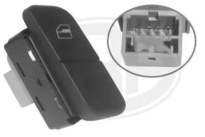 Produktbild von ERA 662389 Fensterheberschalter für VW POLO (9N) Vorne Rechts Fensterheber Schalter