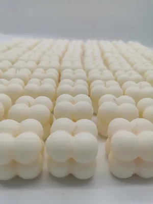 Produktbild von 50er Set Bubble Kerzen Weiß Hochzeitsdeko