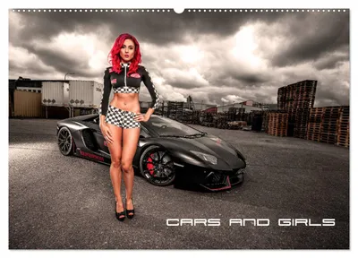 Produktbild von Cars and Girls (Wandkalender 2027 DIN A2 quer), CALVENDO Monatskalender