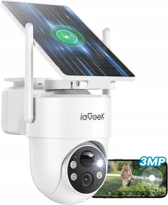 Produktbild von ieGeek S5 Solar WLAN Kamera Außen 2K 3MP Überwachung