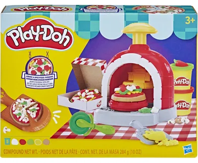 Produktbild von Play-Doh Bunte Pizzeria Spielset, 3 Jahr(e), Metall, Polypropylen (PP), Polyethylen, 14 Stück(e)