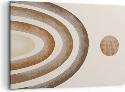 Produktbild von Bild auf Leinwand - Leinwandbild - Einteilig - Stück geometrisch Boho - 100x70cm - Wand Bild - Wanddeko - Wandbilder - Leinwanddruck - Bilder - Wanddekoration - Leinwand bilder - AA100x70-4841