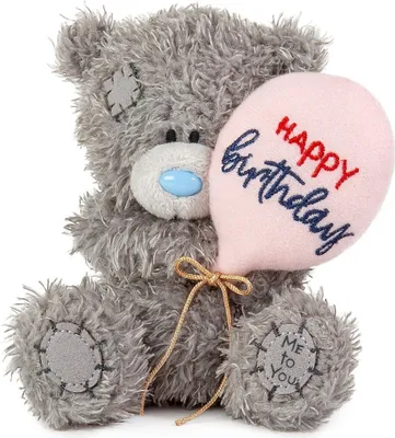 Obrázok produktu pre Medvedík – Happy Birthday s balónikom 11 cm – Carte Blanche Greetings Ltd.