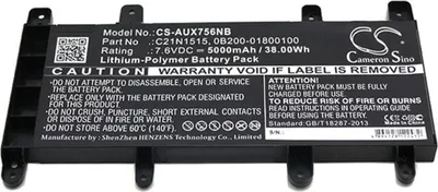 Obrázek produktu pro Baterie pro Asus F756, K756, P2730, P2740, R753, Vivobook X756, 5000 mAh