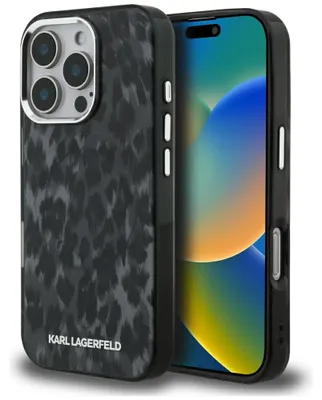 Obrázek produktu pro Pouzdro Karl Lagerfeld IML Leopard Pattern MagSafe pro iPhone 16 Pro Max černé