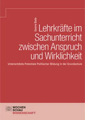 Obrázek produktu pro Lehrkräfte im Sachunterricht zwischen Anspruch und Wirklichkeit
