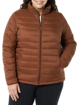 Produktbild von A. Essentials Damen Leichte, langärmelige, Wasserabweisende, packbare Pufferjack