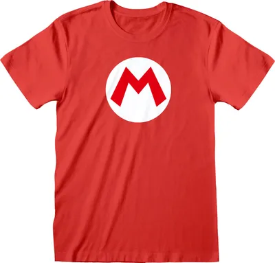 Produktbild von Nintendo Super Mario – Mario Badge T Shirt XXL