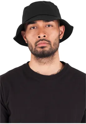 Produktbild von Flexfit Baumwolle Twill Bucket Hat Schwarz (5003)