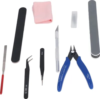 Obrázok produktu pre Model Tool Kit kliešte pinzeta pilník rezbársky nôž remeselnícke nástroje sada pre 3D tlač DIY