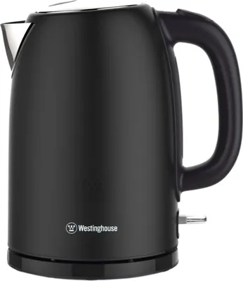 Produktbild von Westinghouse WKWKB115BK, 1,7 l, 2200 W, Schwarz, Edelstahl, Wasserstandsanzeige, Drahtlos