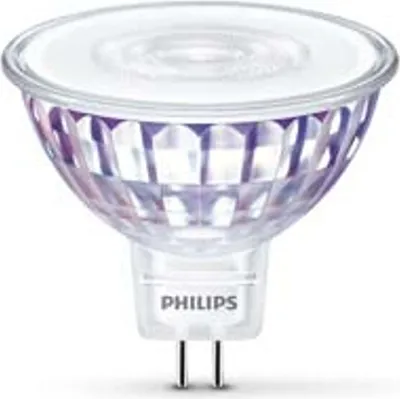 Produktbild von Philips Spot 35W MR16 GU5,3, 5 W, 35 W, GU5.3, 345 lm, 25000 h, Warmes Glühen