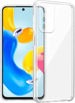 Produktbild von Cadorabo Hülle für Redmi Note 11s 5G in VOLL TRANSPARENT Schutzhülle aus flexiblem TPU Silikon Back Case Cover Etui Handy Hülle