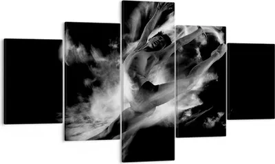 Produktbild von Bild auf Leinwand - Leinwandbild - 5 Teile - Tanz Mann spring - 125x70cm - Wand Bild - Wanddeko - Wandbilder - Leinwanddruck - Bilder - Wanddekoration - Leinwand bilder - Wandbild - EA125x70-4391