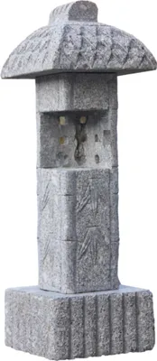 Produktbild von Granit Laterne für den Garten oder Koi Teich Frostfest Witterungsbeständig und Neu, HIL-080-E