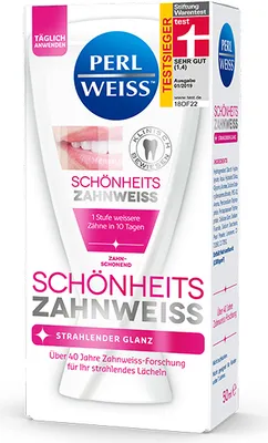Produktbild von Perl Weiss Schönheits-Zahnweiss Strahlender Glanz und Zahnschonend 50ml 3er Pack