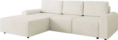 Produktbild von MIRJAN24 Ecksofa Berne, Eckcouch mit Schlaffunktion und Bettkasten, Stilvoll Wohnzimmer Polstermöbel (Farbe: Sierra 741, Seite: Links)