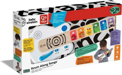 Produktbild von Hape E12396, Spielzeug-Musikinstrument, Gitarre, 1 Jahr(e), 650 g, Mehrfarbig