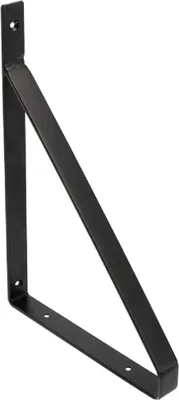 Produktbild von Regalwinkel Gino Dreieckwinkel Gardrobenkonsole Schwarz matt 300mm x 220mm