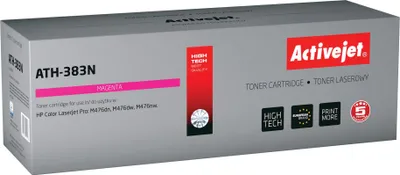 Produktbild von Activejet ATH-383N Tonerkartusche (Ersatz für HP CF383A; Höchste; 2700 pages; magenta), 2700 Seiten, Magenta, 1 Stück(e)
