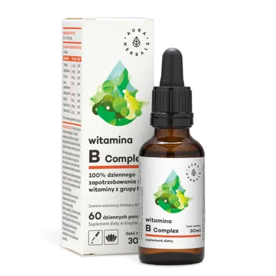 Zdjęcie produktu dla Aura Herbals Witamina B Complex, 30 ml