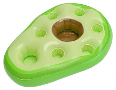 Produktbild von Aufblasbarer Getränkehalter Avocado Ananas Kokosnussbaum Pool-Getränke-Schwimmringe Sommer Strand Schwimmbadpartys Schwimmender Becherhalter A