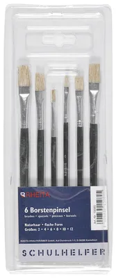 Produktbild von 6 Borstenpinsel Größe je 1x 2,4,6,8,10,12