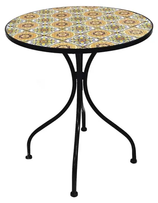 Mosaik Mosaiktisch Gartentisch Bistrotisch Tisch 60cm
