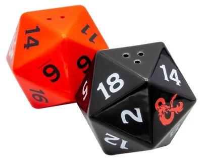 Image de Czujnik Przypraw Dungeons & Dragons 3D - Ceramiczna Solniczka i Pieprzniczka