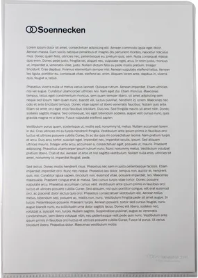 Productafbeelding van Soennecken Sichthülle 1510 DIN A4 PP transparent 10 St./Pack.