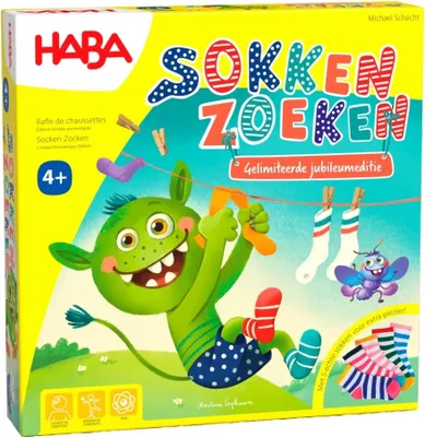 Produktbild von Haba Spiel Lernspiel - Socken suchen Jubiläumsausgabe für Kinder