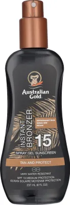 Produktbild von Australian Gold Spray Gel Instant Bronzer SPF15