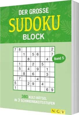 Produktbild von Der große Sudoku Block Band 5