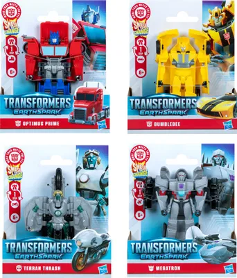 Zdjęcie produktu dla HASBRO - Zestaw figurek Transformers Earthspark 1 Step Smash Changers