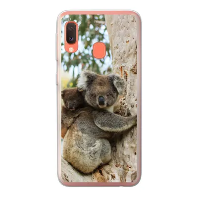 Produktbild von MuchoWow® Handyhülle Schutzhülle Hülle für Samsung Galaxy A20e Koalas - Kind - Baum - Jungen - Mädchen Silikon Softcase Handy Hülle - Abdeckung