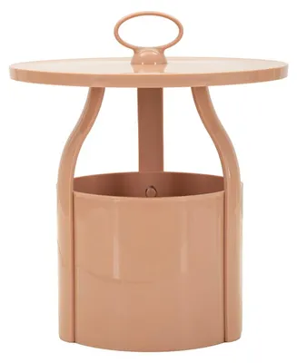 Obrázek produktu pro Mauro Ferretti Odkládací stolek Iris Rosa Ø44x43 cm, plast