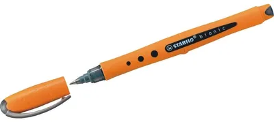 Zdjęcie produktu dla STABILO worker+ medium, Długopis z wkładem, Czarny, Pomarańczowy, Czarny, 0,5 mm, Średni, Oburęczny