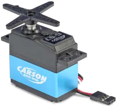 Produktbild von Carson RC Servo CS-9 - 9 kg/JR-Stecker für 1:10 und 1:8 Modelle Metallgetriebe