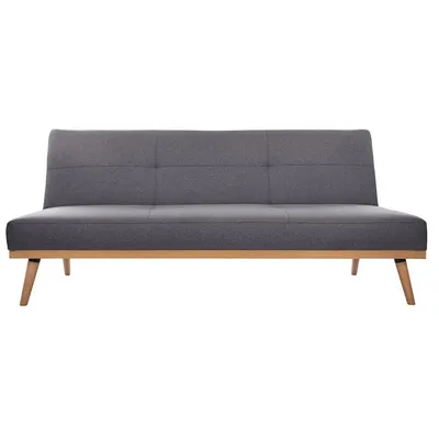 Zdjęcie produktu dla Sofa rozkładana Atmosphera Dohan poliester ciemnoszary (182 x 80 x 80 cm)