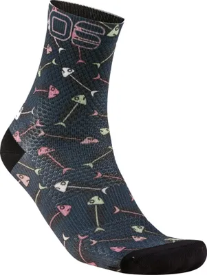 Produktbild von KARPOS Klassische Fahrradsocken - GREEN FIRE - mehrfarbig 34-38