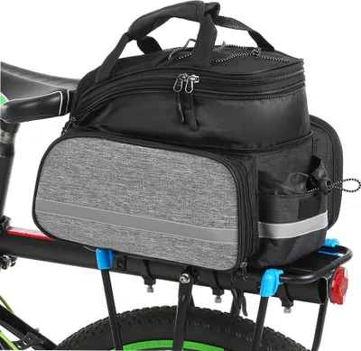 Obrázek produktu pro 25L brašna na zadní sedlo jízdního kola, multifunkční, rozšiřitelná, vodotěsná, brašna na kolo MTB, brašna na nosič kola s krytem proti dešti