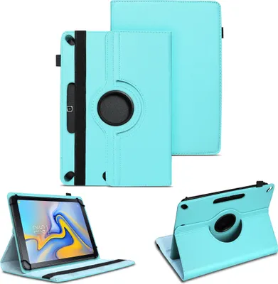 Produktbild von Tablet Tasche für Samsung Galaxy Tab A 10.5 2018 Hülle Schutzhülle 360° DrehbarFarben:Türkis