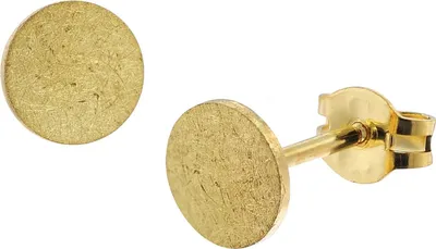 trendor 51030 Damen-Ohrringe 333 / 8K Gold Ohrstecker ⌀ 6 mm 1