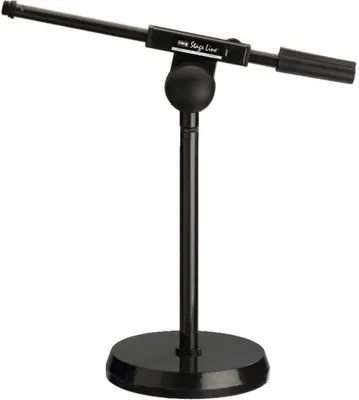 Obrázok produktu pre IMG Stage Line MS-100/SW, Stojan na stôl, Kruhová základňa, Čierna, 3/8", 36,5 cm, 55 cm