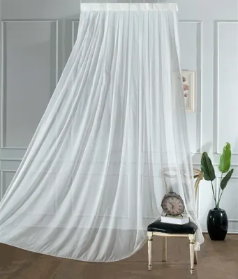 Produktbild von Gardinella Gardine LUZORA 160 cm x 245 cm - Zeitlose Schlichtheit mit sanftem Schimmereffekt mit Universalband