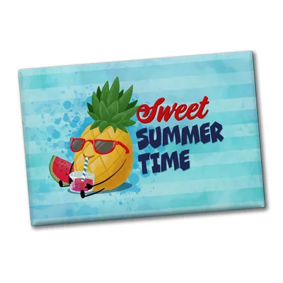 Produktbild von Sweet summertime Souvenir Souvenir Magnet mit süßer Ananas