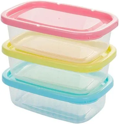 Image de Lot de 4 boîtes alimentaires hermétiques de 200 ml, adaptées au réfrigérateur et au micro-ondes, empilables, idéales pour les déjeuners et la conservation des aliments, sans BPA.